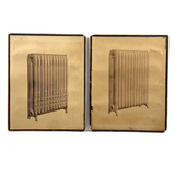Salesman's Pair of Mounted Radiator Photos, c 1910s