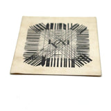 Van Everens Visiting Cards, Grand Central Hotel, c. 1880s Business Card with Anamorphic Text