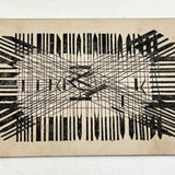 Van Everens Visiting Cards, Grand Central Hotel, c. 1880s Business Card with Anamorphic Text