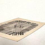 Van Everens Visiting Cards, Grand Central Hotel, c. 1880s Business Card with Anamorphic Text