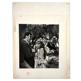 The Outrage Altered 1964 Press Photo #2 (Again with Dagger!) with Collage, Mounted to Board