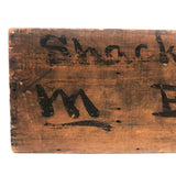 Civil War Era "Shackle Bolts" Crate