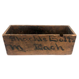 Civil War Era "Shackle Bolts" Crate