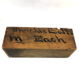 Civil War Era "Shackle Bolts" Crate