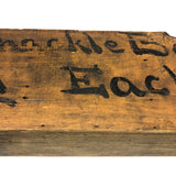 Civil War Era "Shackle Bolts" Crate