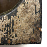 Gorgeously Crusty Antique Primitive Clock Box/Watch Hutch with Slide Side