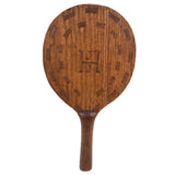 JJH's 1890s Handmade Wooden Pinpong Paddle with Inlay