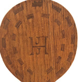 JJH's 1890s Handmade Wooden Pinpong Paddle with Inlay