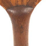 JJH's 1890s Handmade Wooden Pinpong Paddle with Inlay