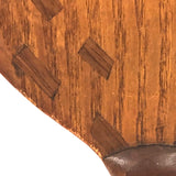 JJH's 1890s Handmade Wooden Pinpong Paddle with Inlay