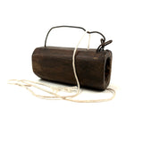 Old Homemade Tension Operated Mouse Trap with Wire Teeth and Carved Out Chamber