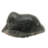 Inuit Carved Stone Feasting Seal with Wonderful Flippers