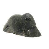 Inuit Carved Stone Feasting Seal with Wonderful Flippers