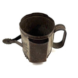 SOLD Civil War Era Hand-soldered Tin Bakers Cup: Measure, Grater, Cutter, Pie Wheel!
