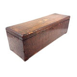 Nani Pocolo's Amazing 1897 Intarsia Marquetry Box with Costumed Beauty Dangling Cherries at Center