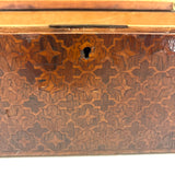 Nani Pocolo's Amazing 1897 Intarsia Marquetry Box with Costumed Beauty Dangling Cherries at Center