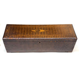 Nani Pocolo's Amazing 1897 Intarsia Marquetry Box with Costumed Beauty Dangling Cherries at Center