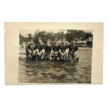 Six Bathing Beauties, Antique Real Photo Postcard
