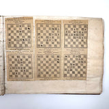 Chess Problems and Master Games, Pair of Late 19th/Early 20th C. Ledgers Turned Chess Scrapbooks