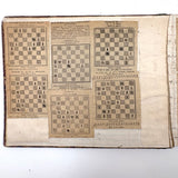 Chess Problems and Master Games, Pair of Late 19th/Early 20th C. Ledgers Turned Chess Scrapbooks