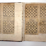 Chess Problems and Master Games, Pair of Late 19th/Early 20th C. Ledgers Turned Chess Scrapbooks