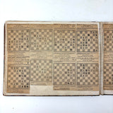 Chess Problems and Master Games, Pair of Late 19th/Early 20th C. Ledgers Turned Chess Scrapbooks