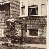 "Roy Powell and Pets," Roxbury, MA, Wonderful July 8, 1896 Mounted Photograph