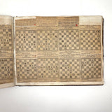 Chess Problems and Master Games, Pair of Late 19th/Early 20th C. Ledgers Turned Chess Scrapbooks