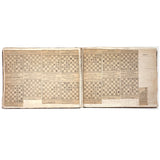 Chess Problems and Master Games, Pair of Late 19th/Early 20th C. Ledgers Turned Chess Scrapbooks