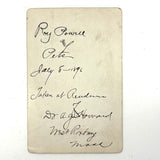 "Roy Powell and Pets," Roxbury, MA, Wonderful July 8, 1896 Mounted Photograph