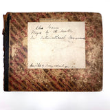 Chess Problems and Master Games, Pair of Late 19th/Early 20th C. Ledgers Turned Chess Scrapbooks