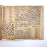 Chess Problems and Master Games, Pair of Late 19th/Early 20th C. Ledgers Turned Chess Scrapbooks