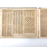 Chess Problems and Master Games, Pair of Late 19th/Early 20th C. Ledgers Turned Chess Scrapbooks
