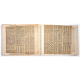 Chess Problems and Master Games, Pair of Late 19th/Early 20th C. Ledgers Turned Chess Scrapbooks
