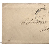 1867 Cover with Painterly Cancellation: To Selectmen of Littleton, from Templeton MA