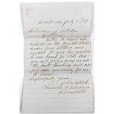 1867 Cover with Painterly Cancellation: To Selectmen of Littleton, from Templeton MA