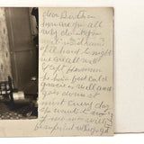 Girl with Two Dolls Giving Maximum Side Eye, Full of Life Antique Real Photo Postcard