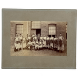 Stunning c. 1880s-90s Shoe Makers Occupational Mounted Albumen Photo, Photographer AE Alden, Boston