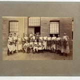 Stunning c. 1880s-90s Shoe Makers Occupational Mounted Albumen Photo, Photographer AE Alden, Boston
