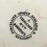 Pair of 19th Century French Rebus Plates with Solutions on Reverse