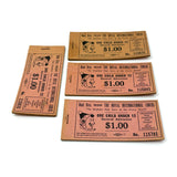Hunt Brothers c. 1950s-60s Circus Tickets! Lot of 4 Books of Ten