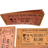 Hunt Brothers c. 1950s-60s Circus Tickets! Lot of 4 Books of Ten