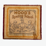 Scarce 1897 Hood's Spelling School Game, Complete, with Extensive Rules Booklet-- and Sarsaparilla Advertising!