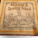 Scarce 1897 Hood's Spelling School Game, Complete, with Extensive Rules Booklet-- and Sarsaparilla Advertising!
