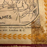 Scarce 1897 Hood's Spelling School Game, Complete, with Extensive Rules Booklet-- and Sarsaparilla Advertising!