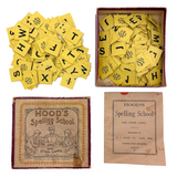 Scarce 1897 Hood's Spelling School Game, Complete, with Extensive Rules Booklet-- and Sarsaparilla Advertising!