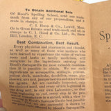 Scarce 1897 Hood's Spelling School Game, Complete, with Extensive Rules Booklet-- and Sarsaparilla Advertising!