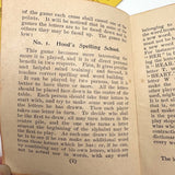 Scarce 1897 Hood's Spelling School Game, Complete, with Extensive Rules Booklet-- and Sarsaparilla Advertising!