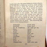 Scarce 1897 Hood's Spelling School Game, Complete, with Extensive Rules Booklet-- and Sarsaparilla Advertising!