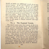 Scarce 1897 Hood's Spelling School Game, Complete, with Extensive Rules Booklet-- and Sarsaparilla Advertising!